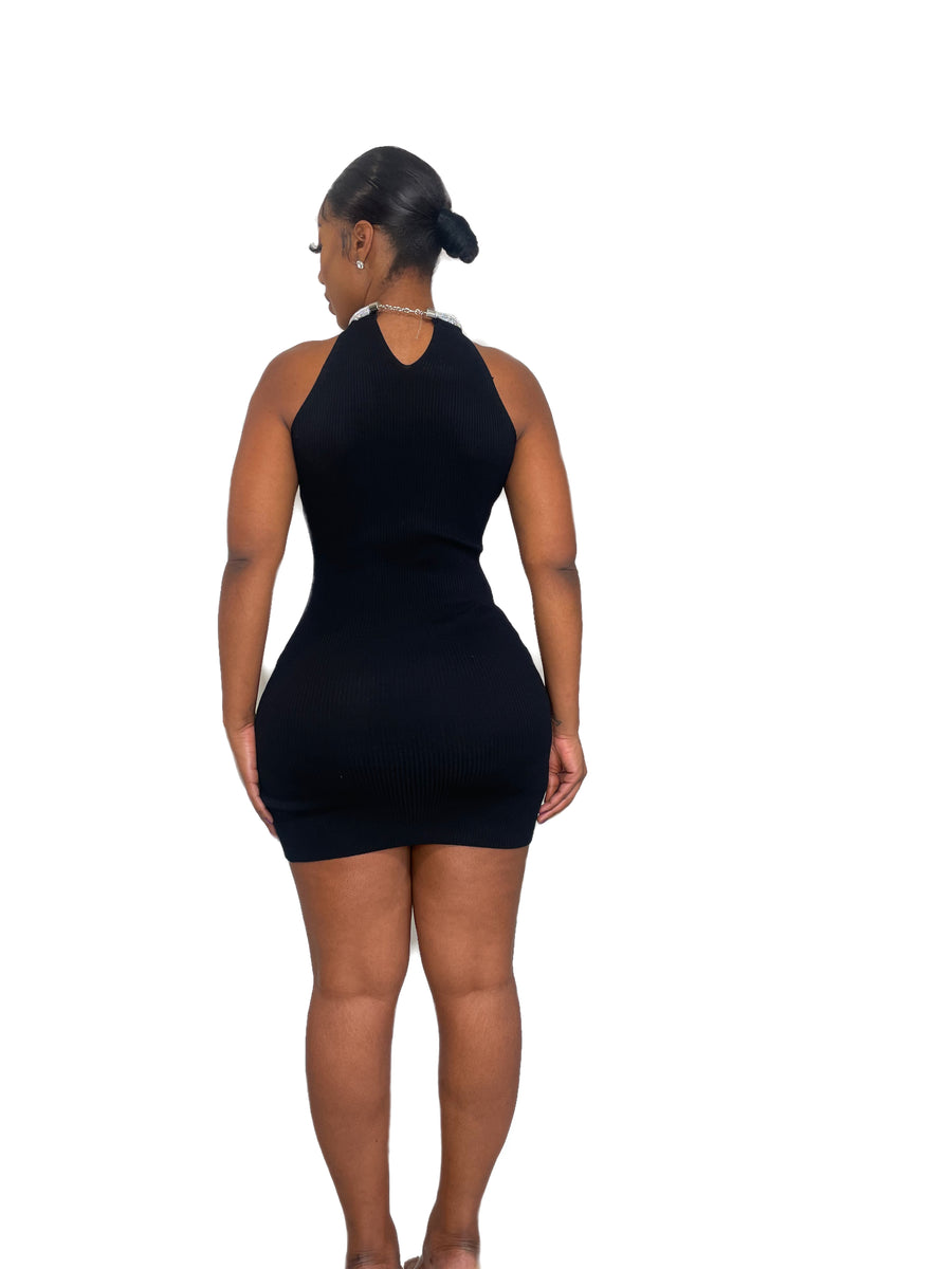 Kimmy Cut Out Detail Long Sleeve Bodycon Dress – Designs By Cece