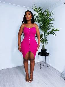 BUTTON UP BODYCON DRESS House of Zimma BUTTON UP BODYCON DRESS House of Zimma